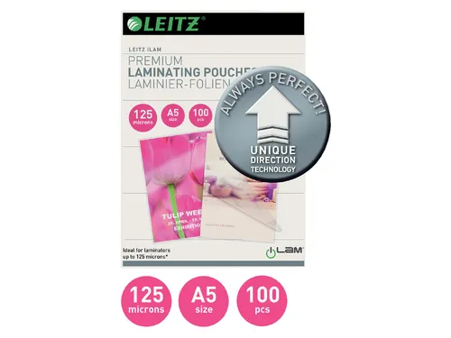 Lamineerhoes Leitz Ilam A5 125 micron glanzend
