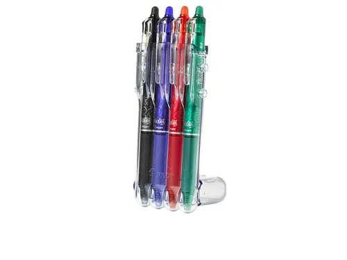 Rollerpen Pilot Frixion Clicker 0.7mm Set2Go 4 stuks Basis Kleuren