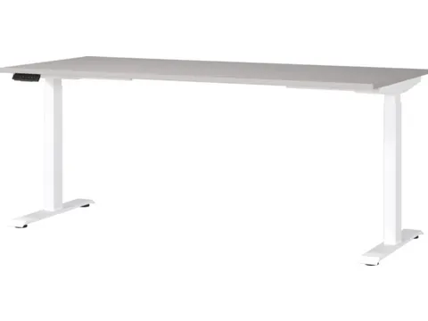 Elektrisch ihv bureau,HxBxD 720-1200x1800x800mm,blad decor kasjmier