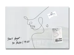 Glas Magneetbord Sigel Artverum Line Art 60x40cm