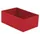Inzetbak HxLxB 63x162x108mm Polystyreen Rood 50 stuks