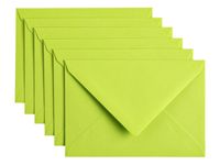 Envelop Papicolor C6 114x162mm Appelgroen gegomd