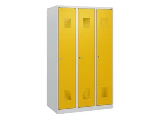 schoollocker,HxBxD 1530x900x500mm,3vak,vak B 300mm,cil.-slot - 2