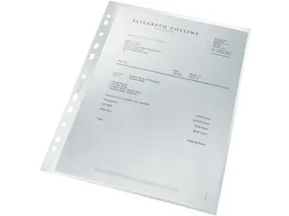 Recycle geperforeerde showtas A4 100 micron - 2
