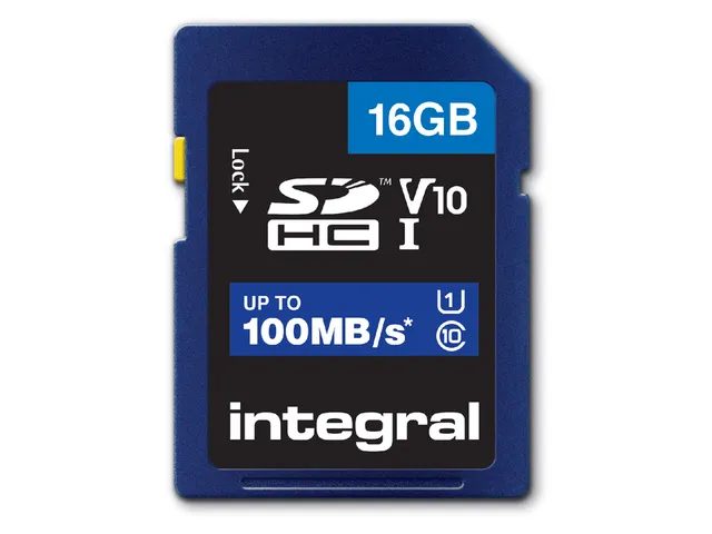 Geheugenkaart Integral SDHC V10 16GB
