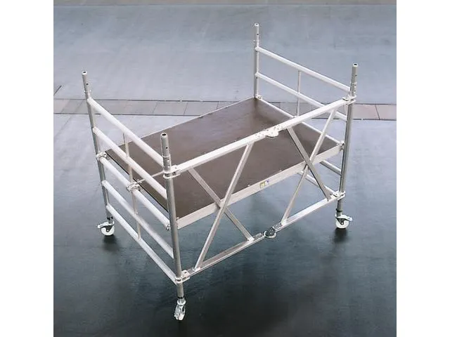 Vouwsteiger Aluminium H 2.95m Steigerafmetingen Hxbxd 1.65x1.35x1.80m