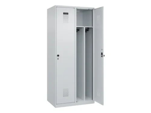 locker voor scheiding van kleding,HxBxD 1850x800x500mm,2vak
