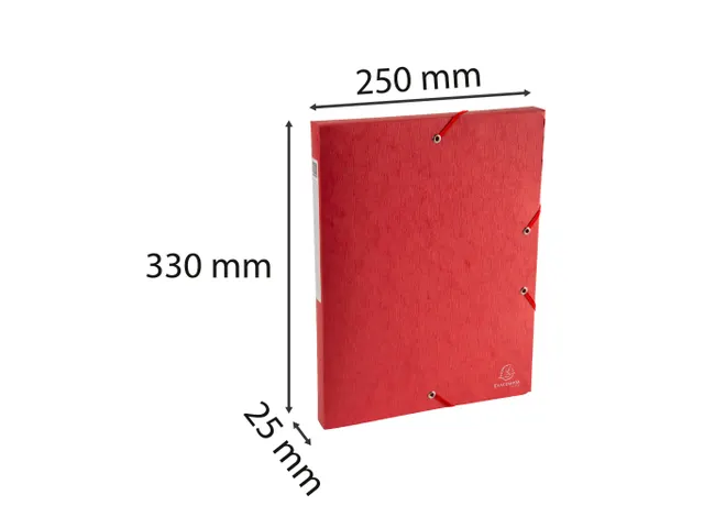 Klasseerdoos Scotten rug 25mm A4 rood