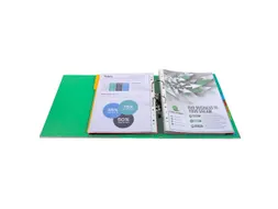 Ordner PP Prem'Touch A4maxi 80mm groen
