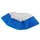 CMT pp non woven schoenovertrek wit met blauwe CPE zool