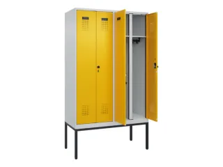 locker voor scheiding van kleding,HxBxD 2120x1200x500mm,4vak - 1