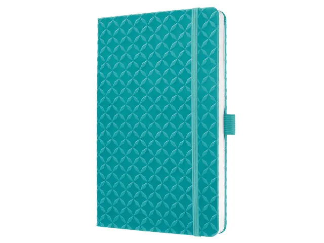Notitieboek Sigel Jolie Flair A5 hardcover gelinieerd aqua groen