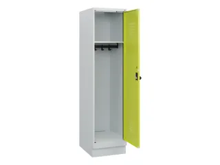 schoollocker,HxBxD 1630x400x500mm,1vak,vak B 400mm,draaigrendel,sokkel - 1