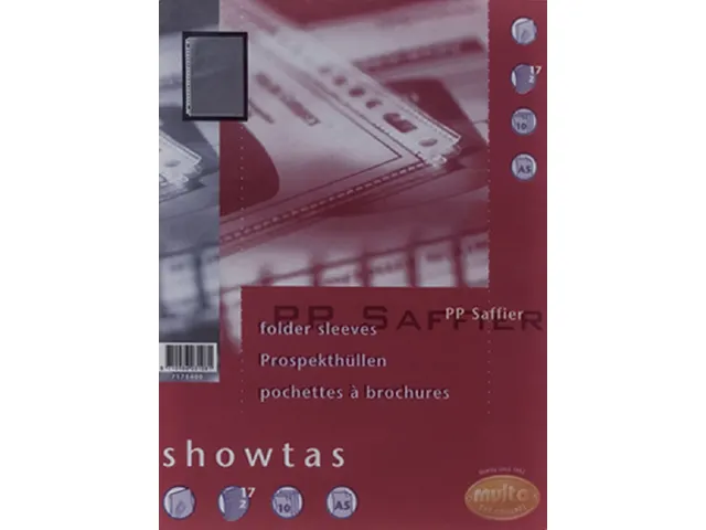 Showtas Multo A5 17-gaats PP 0.08mm nerf