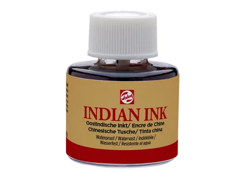 Oost-Indische inkt Talens zwart 11ml
