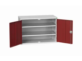 universele kast,HxBxD 800x1300x550mm,2xStalen bodem,draaigrendelslot - 1