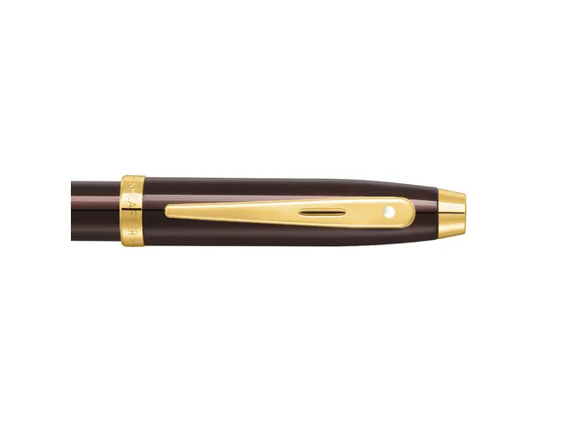 Balpen Sheaffer 100 E9370 Brun café PVD or