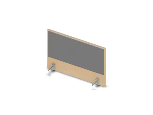 opzetpaneel bureau aanbouw zijkant NE-esdoorn BN8078-grijs 800mm
