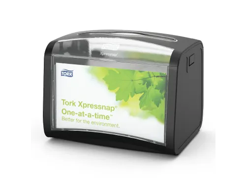 Tork 272611 Xpressnap Tabletop Napkin Dispenser Zwart