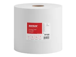 Poetspapier Katrin Industrial extra groot 2-laags 1000 vel wit 481856