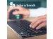 Toetsenbord R-Go Ergonomisch Compact Break QWERTY (US) Zwart