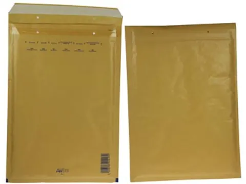 Luchtkussenenveloppen 230x340mm Stripsluiting Bruin