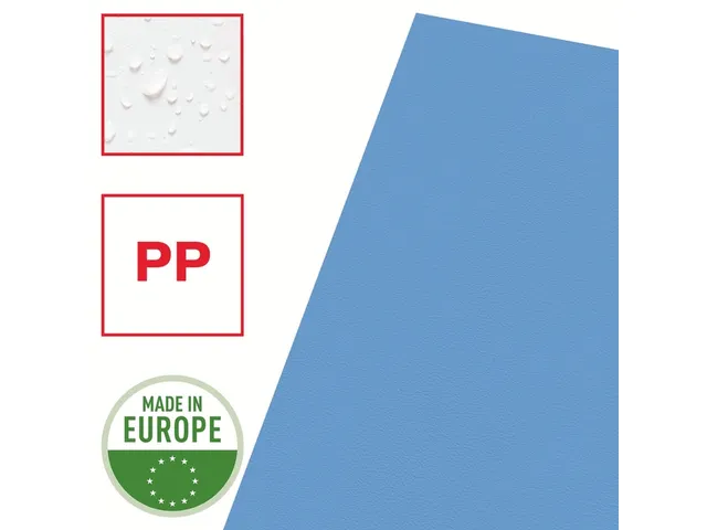 L-map Esselte Standaard A4 Pp Blauw 0.11mm