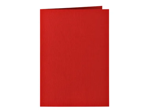 Correspondentiekaart Papicolor dubbel 105x148mm rood pak à 6 stuks