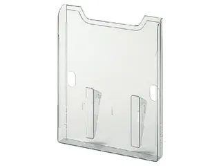 Folderhouder Exacompta Wand A4 1 vak Eindbox Helder Transparant