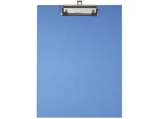 Klemplaat gecoat papier A4 blauw - 1