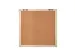 OUTLET Letterbord Zwart 60x80cm met houten lijst Wandmontage