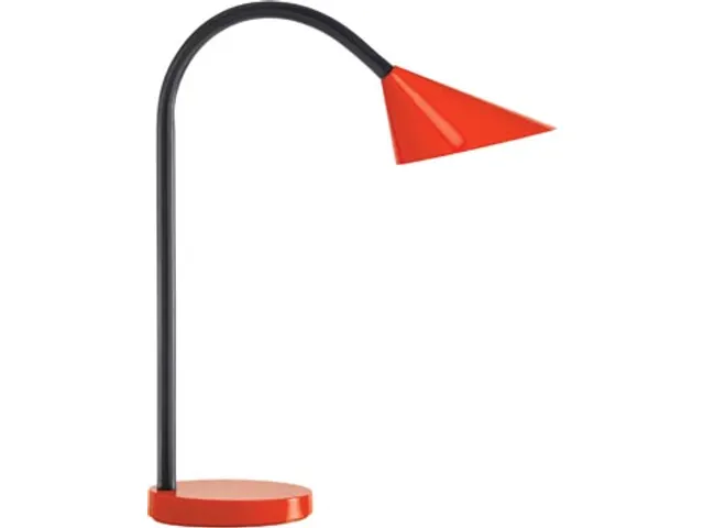 bureaulamp Sol, LED-lamp, rood