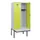 locker met bank,HxBxD 1950x800x815mm,2vak,vak B 400mm,cilinderslot