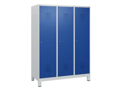 schoollocker,HxBxD 1630x1200x500mm,3vak,vak B 400mm,cil.-slot,voeten