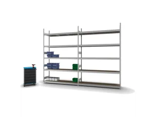 breedvakstelling,grondveld,HxBxD 3000x2070x535mm,vakl. 350kg - 3