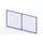 gaasachterwand,v. palletstelling,HxB 1100x1825mm,v. traversen L 1825mm