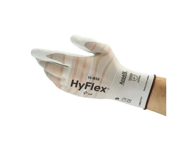 Ansell HyFlex 11-812 mechanische nitril handschoenen wit maat 6 144 pr