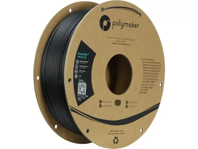 PA12-CF 2,85mm BLACK 0,5kg 3D Filament