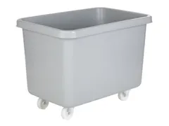 Mobiele Opslagbak Hoekig Pe Hxbxd 641x902x660mm 227 Liter Grijs