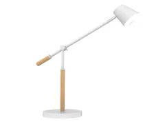 Bureaulamp Unilux Vicky led hout wit
