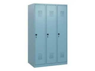 schoollocker,HxBxD 1530x900x500mm,3vak,vak B 300mm,draaigrendel - 2