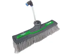 Unger nLITE Power Borstel Basis ongespleten grijs 28 cm met adapter