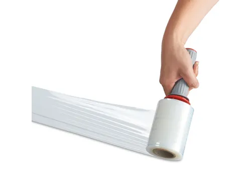 Hand stretchfilm 23 µm 120% rek transparant 100mmx150m doos 44 rollen