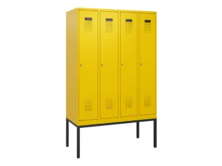 schoollocker,HxBxD 1950x1200x500mm,4vak,vak B 300mm,cil.-slot - 2