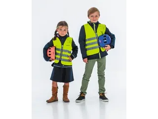 Schlamm Jacket Fluohesje Voor Kinderen Geel M - 4