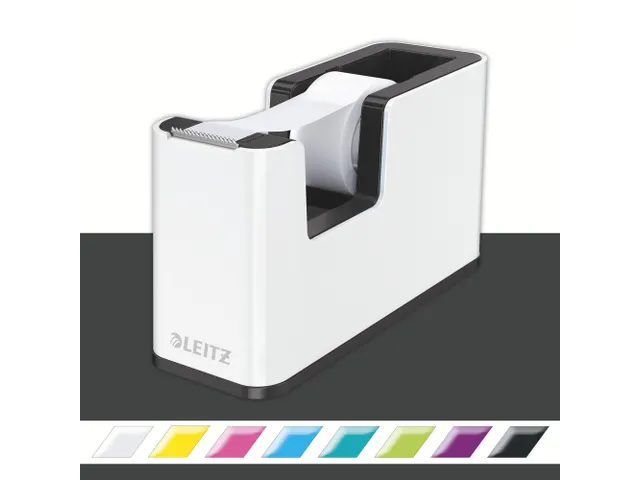 Plakbandhouder Leitz WOW wit/zwart