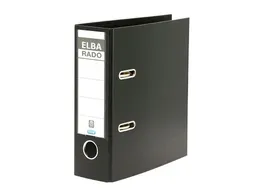 Ordner Elba Rado Plast A5 staand 75mm pvc zwart