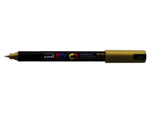 Verfstift Posca PC1MR Extra Fijne punt 0,7mm Goud