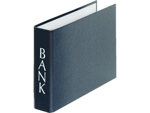 Ordner Bank PP A5 4c m horizontaal zwart