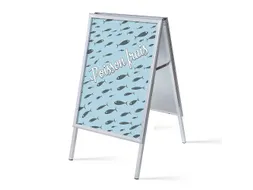 Stoepbord A1 complete set met print "Poisson Frais"